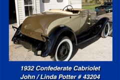 John and Linda Potter's 1932 Confederate Cabriolet