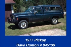 Dave Dunton's 1977 Pickup Truck